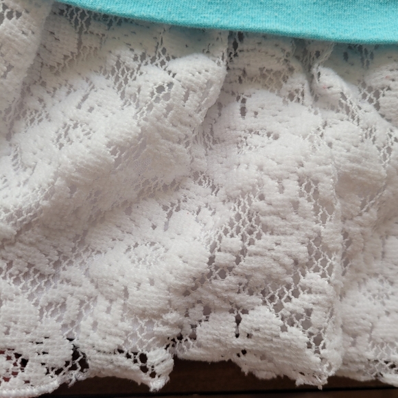 Disney's Frozen Elsa Anna Lace Blue White Dress Size 4T - Picture 3 of 8